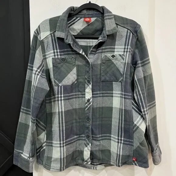 Eastern Mountain Sports Women’s Thick Flannel Shirt Shacket Outdoor XL Cotton - Picture 1 of 6